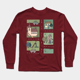 An Even Quieter Afternoon in Town Long Sleeve T-Shirt